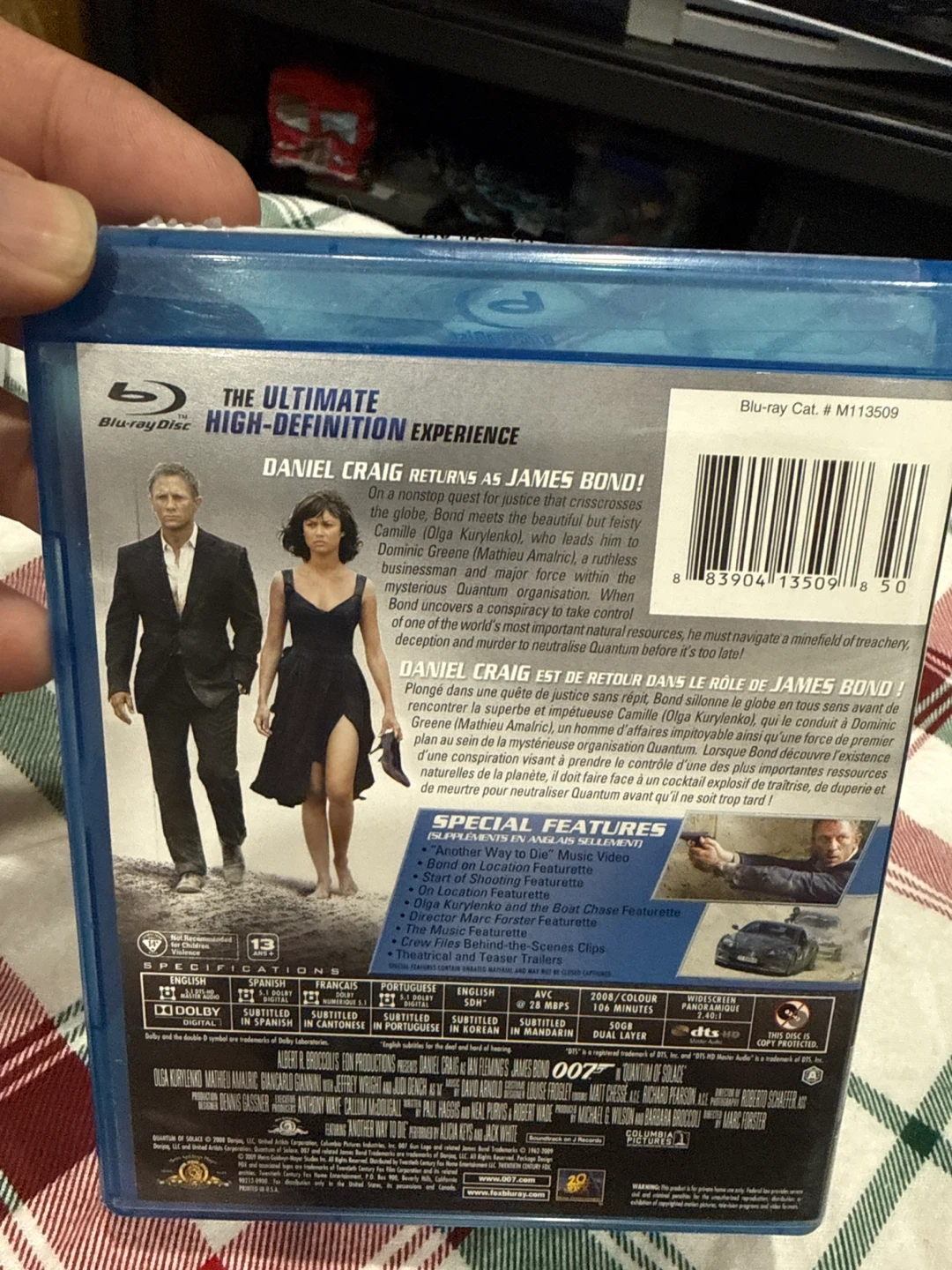 James Bond Quantum of Solace Blu-Ray - photo 2