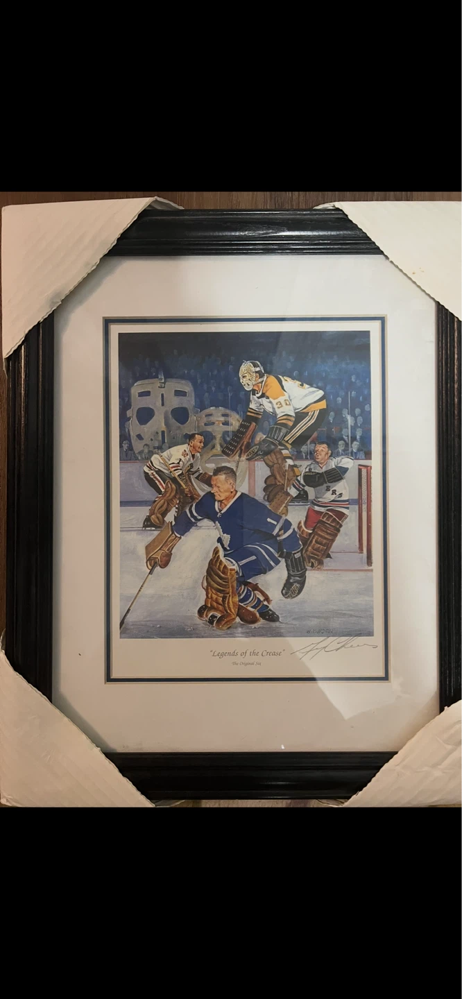 Legends of the Crease The Original Six Framed Print