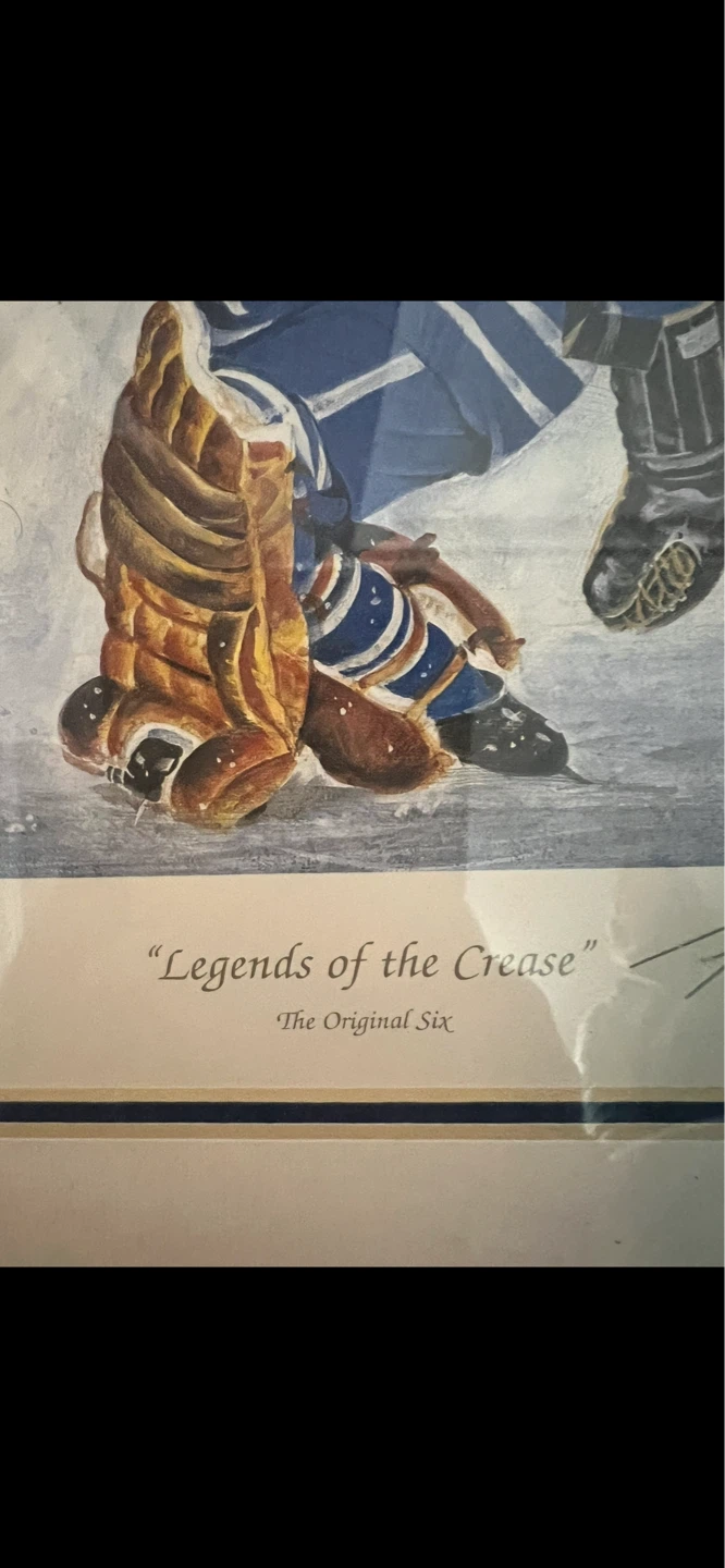 Legends of the Crease The Original Six Framed Print - photo 2