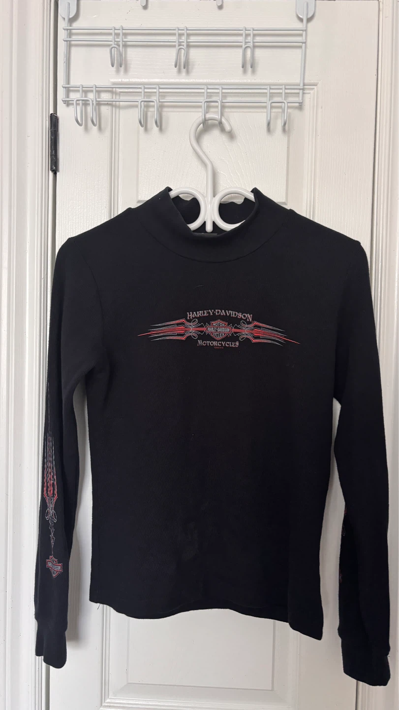 Harley-Davidson Motorcycles Black Long Sleeve Shirt