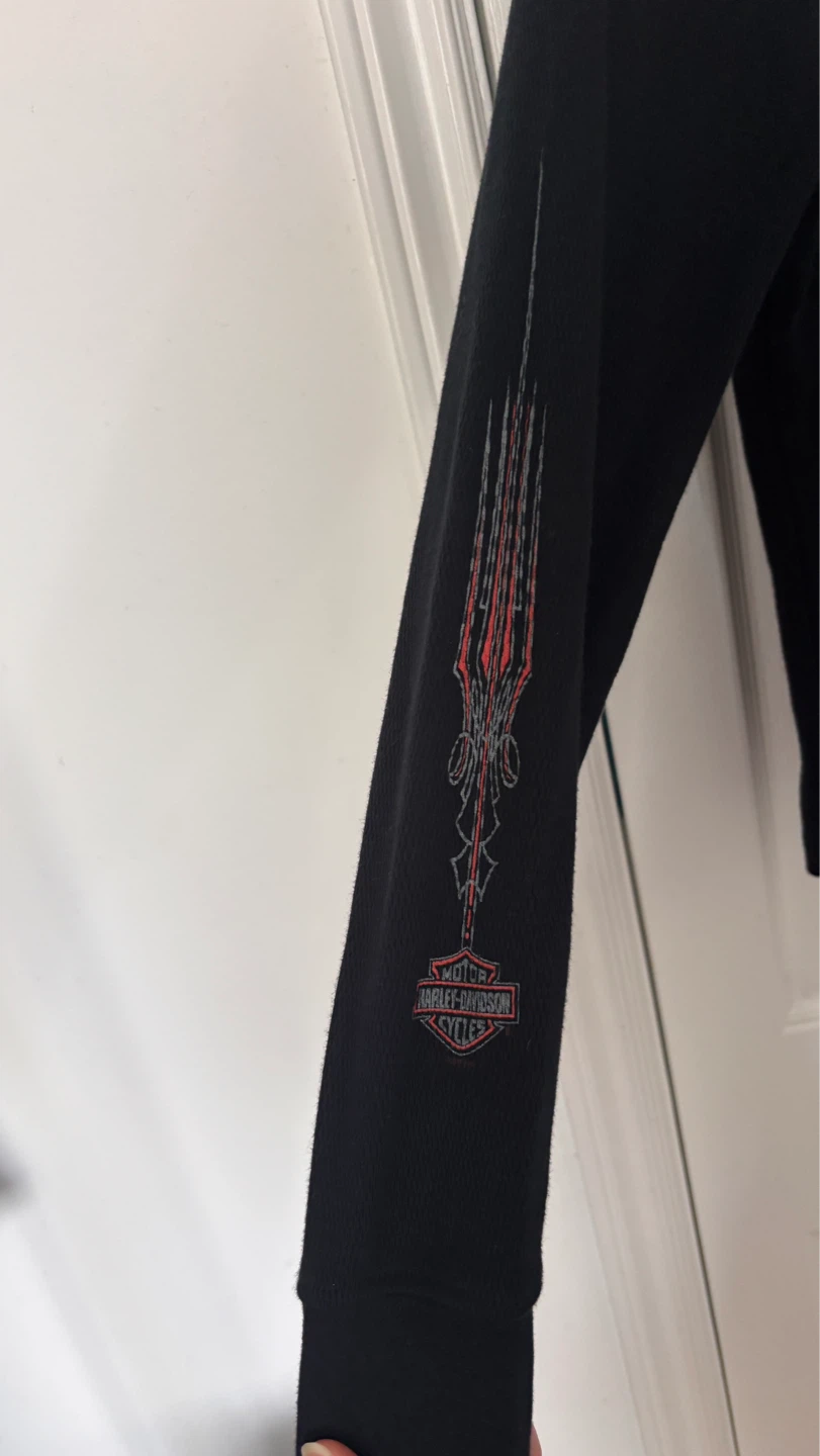 Harley-Davidson Motorcycles Black Long Sleeve Shirt - photo 3