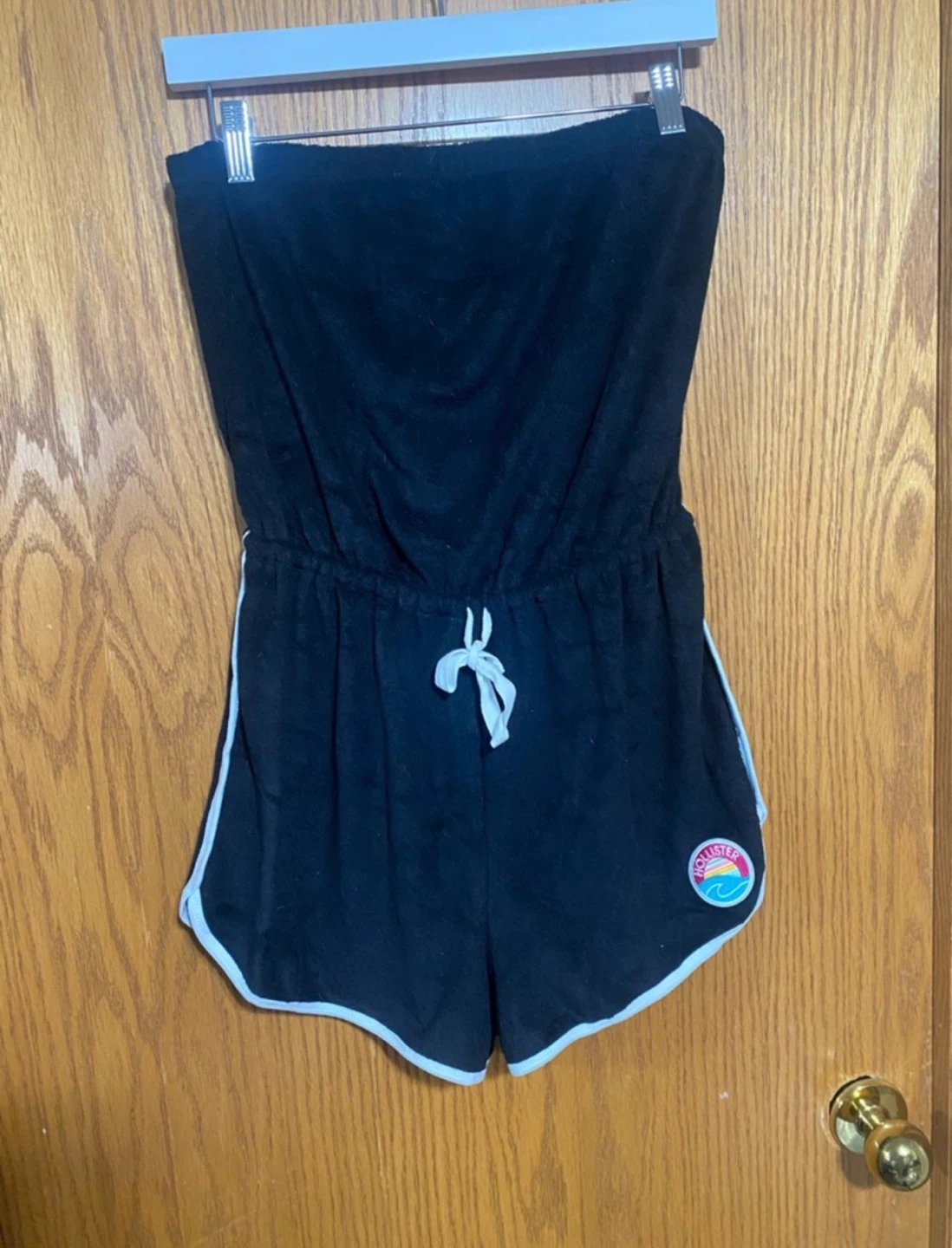 Strapless Terry Romper
