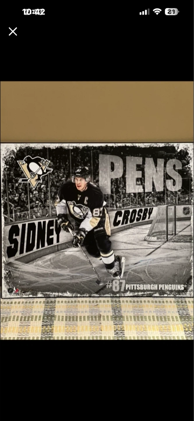 Sidney Crosby Pittsburgh Penguins #87 Art Print