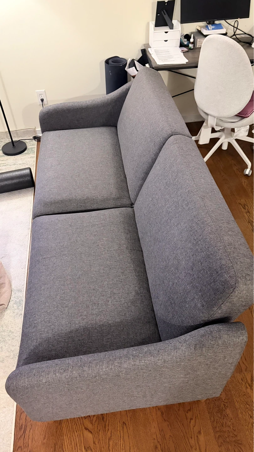[Moving Sale] Large Gray Sofa Bed / Sleeper Sofa (free cover)