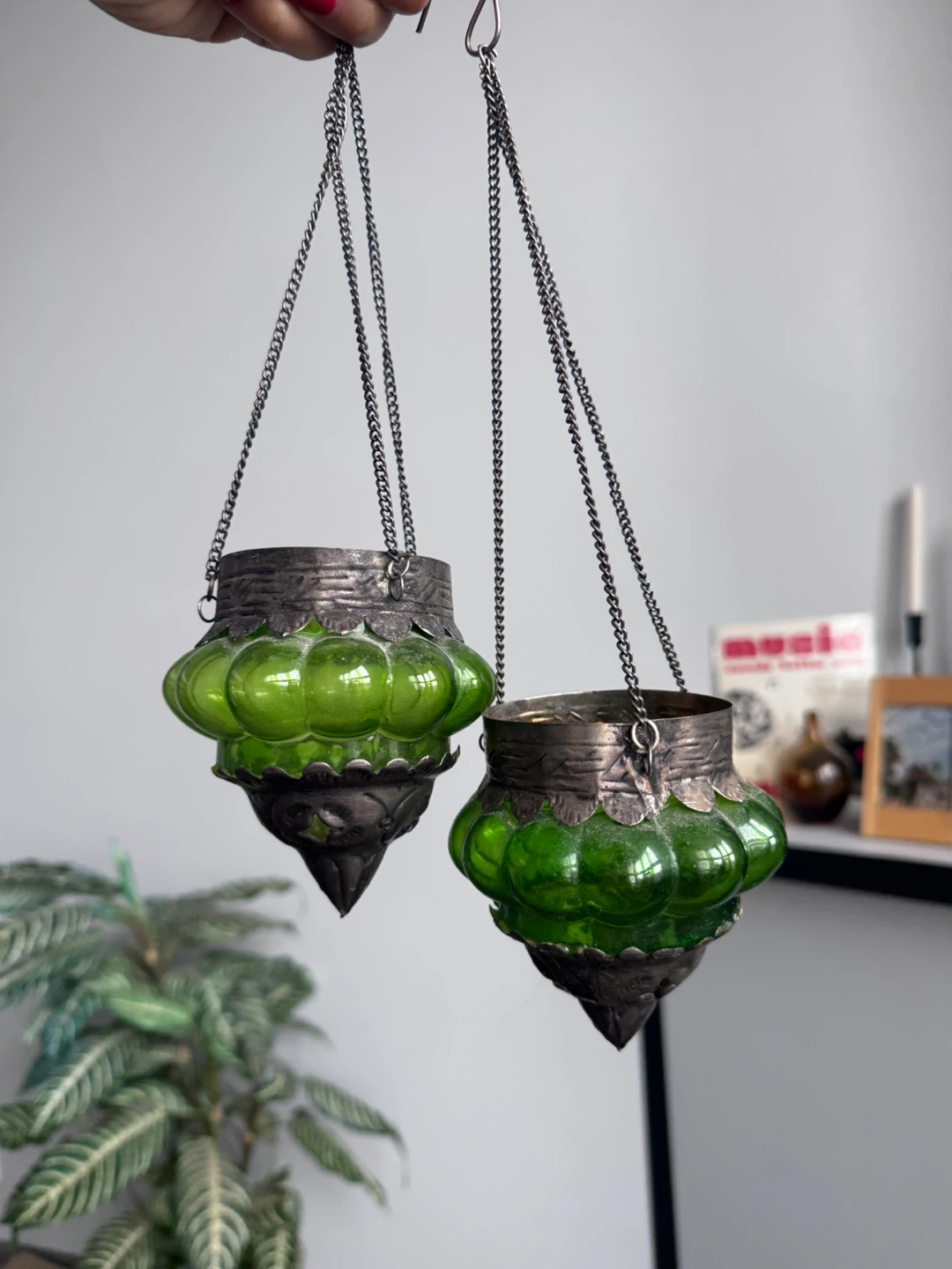 Vintage plant hangers
