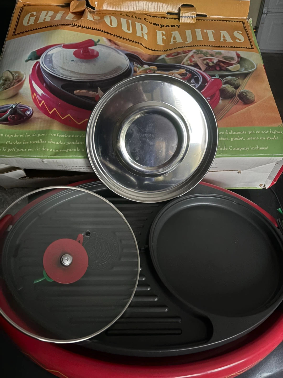 The El Paso Chile Company Grill Your Fajitas Electric Griddle - photo 2