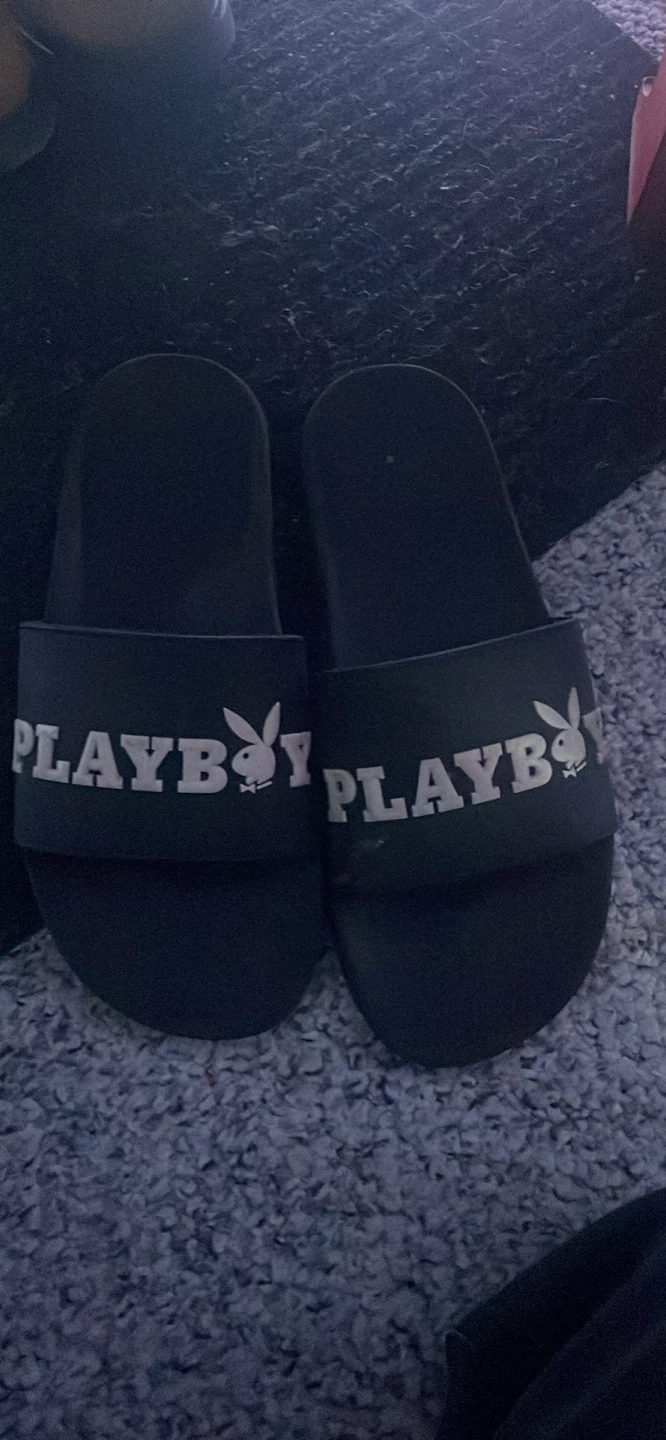 Playboy Slides Black