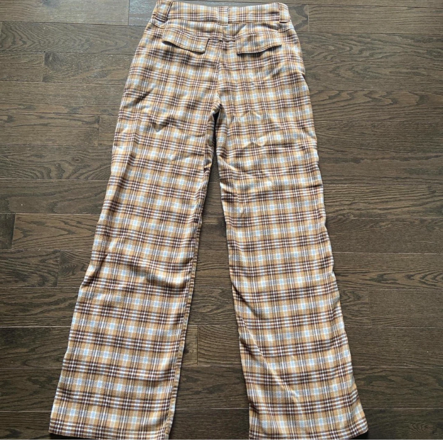 Hollister High-Rise Baggy Plaid Pants - Size 24 - photo 2