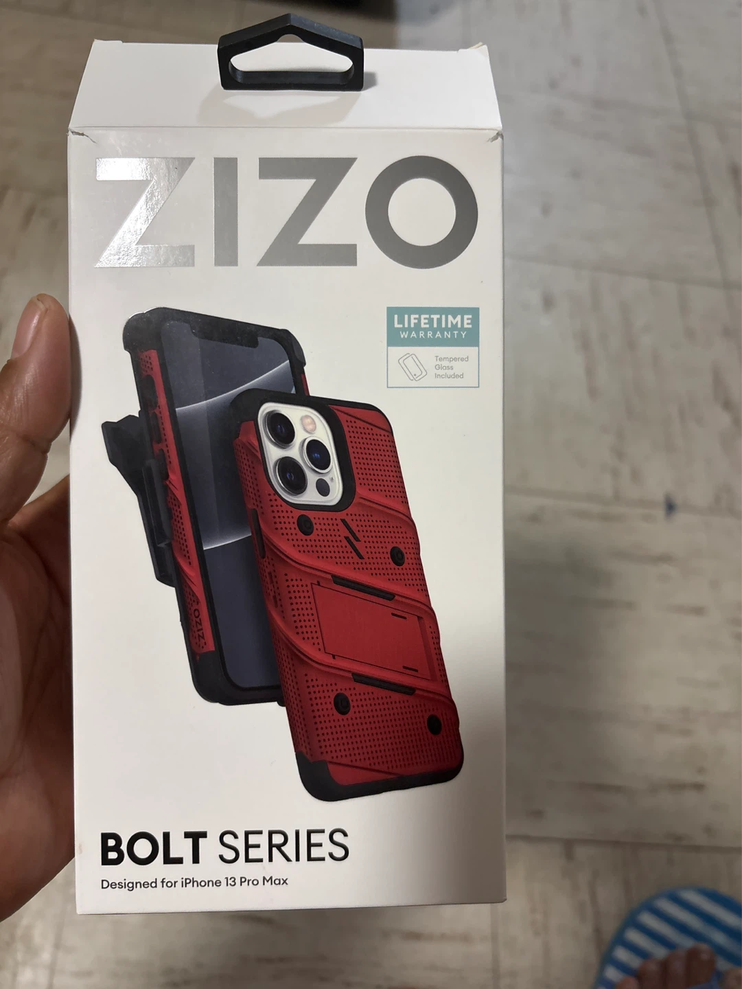 ZIZO Bolt Series Red Phone Case for iPhone 13 Pro Max
