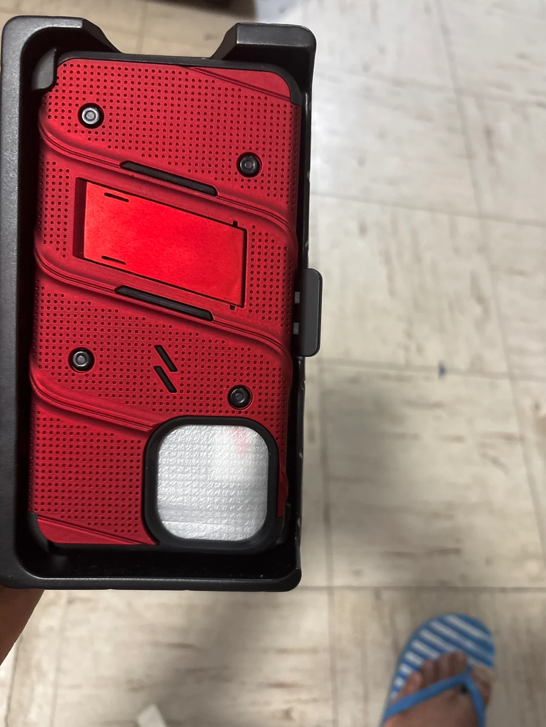 ZIZO Bolt Series Red Phone Case for iPhone 13 Pro Max - photo 2