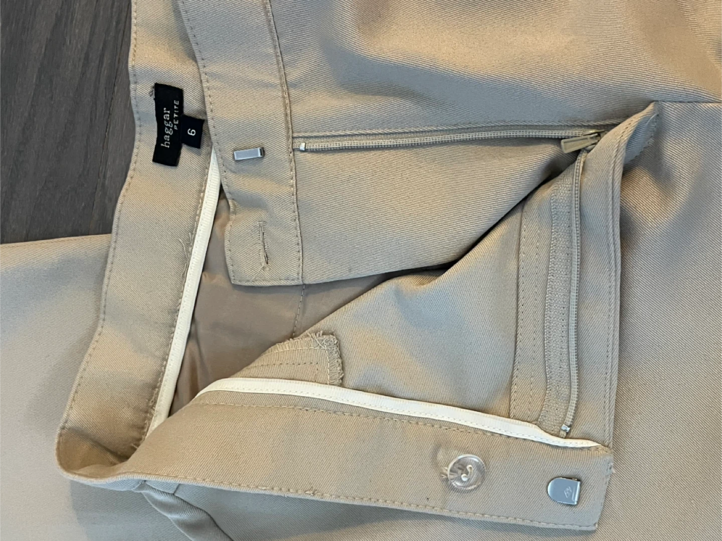 Camel Beige slacks - Size 6 - photo 3