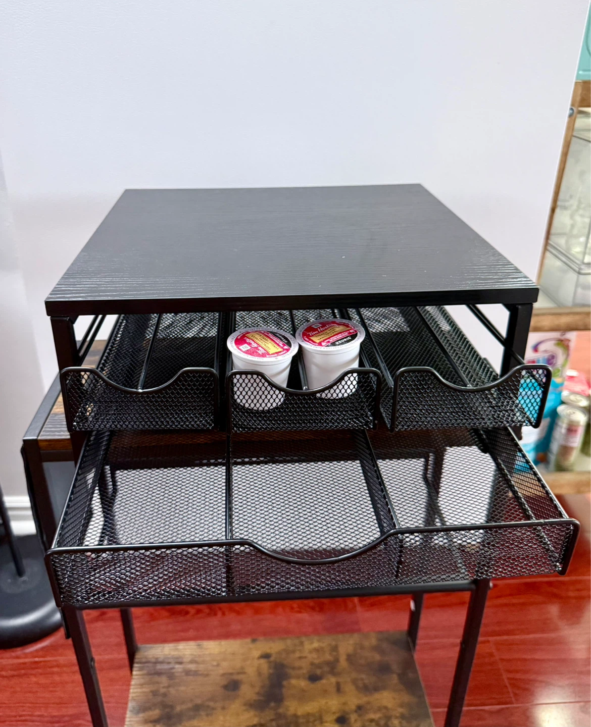 2-Tier Coffee Pod Holder with Drawer - photo 5