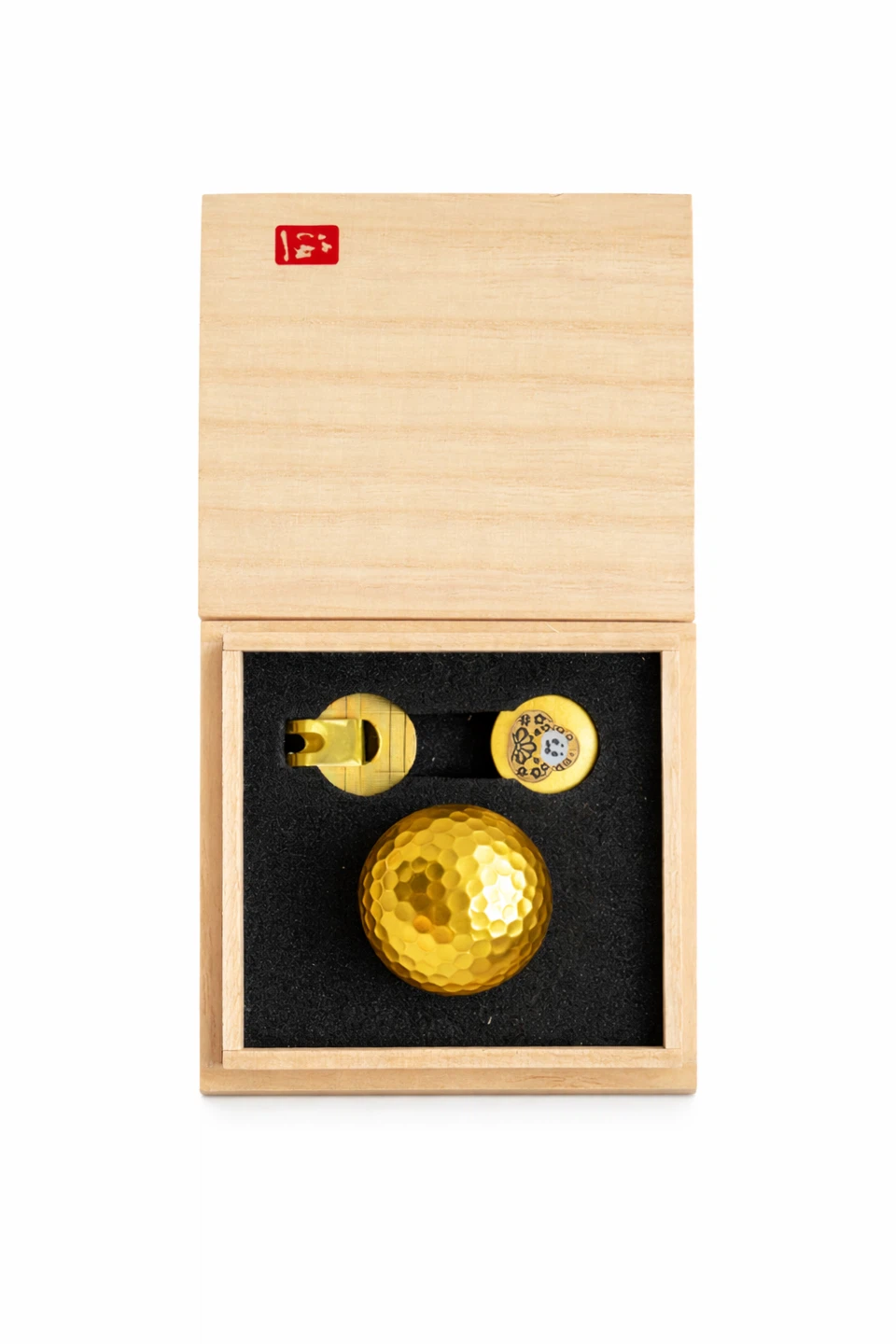 Gold Golf Ball Marker and Divot Tool Set