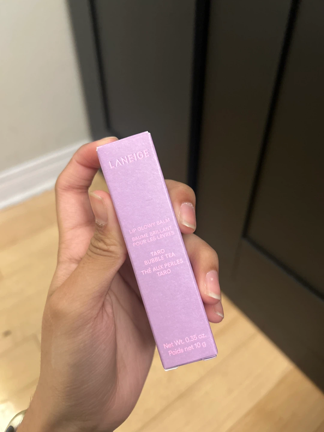Laneige Lip Glowy Balm Taro Bubble Tea