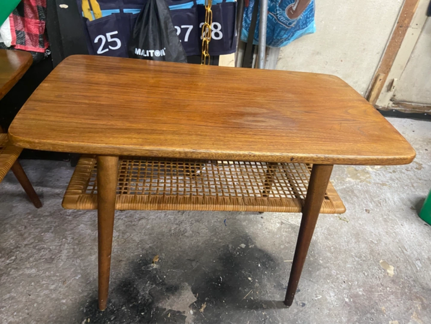 Vintage teak coffee table set danish from 1950 and 1960 - photo 5