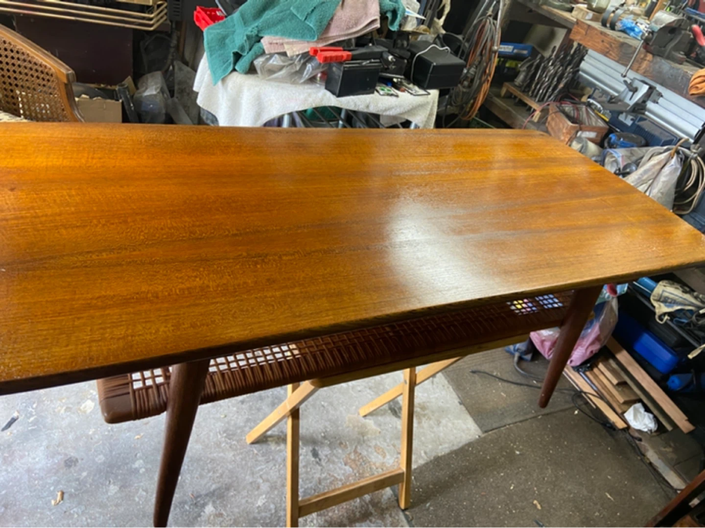 Vintage teak coffee table set danish from 1950 and 1960 - photo 2