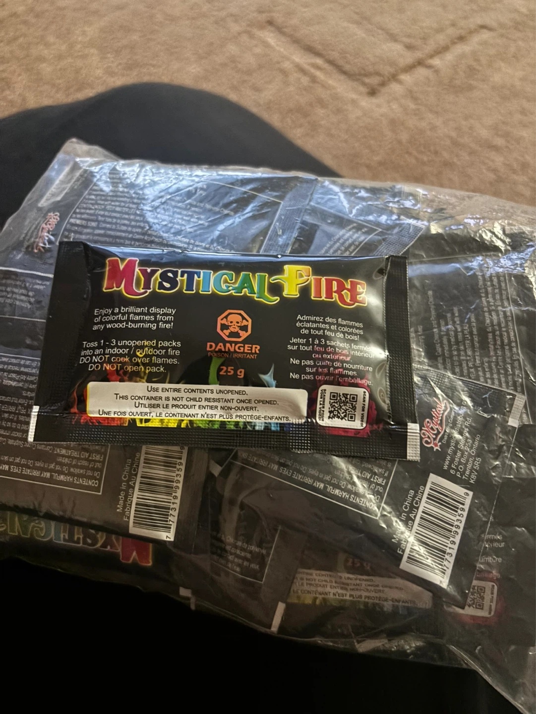Mystical Fire Colorful Flames Fireplace Packs (3-Pack)