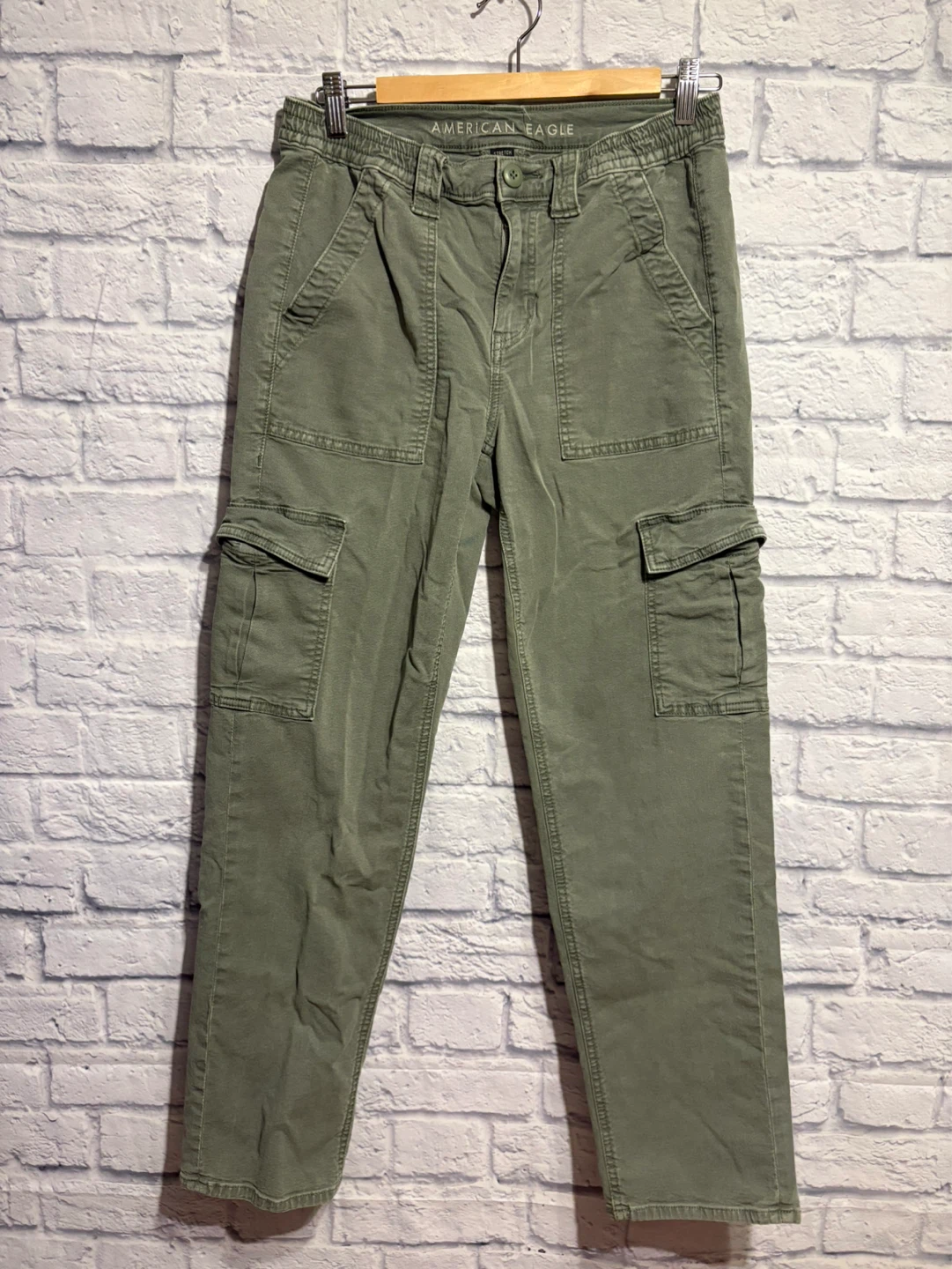 American Eagle Cargo Pants Straight Leg Womens Size 6