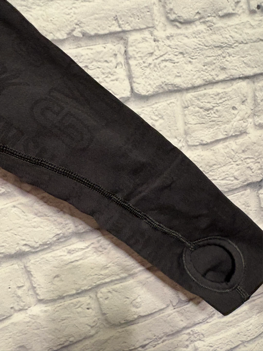 Gymshark Black Cropped Long Sleeve Shirt Medium - photo 4