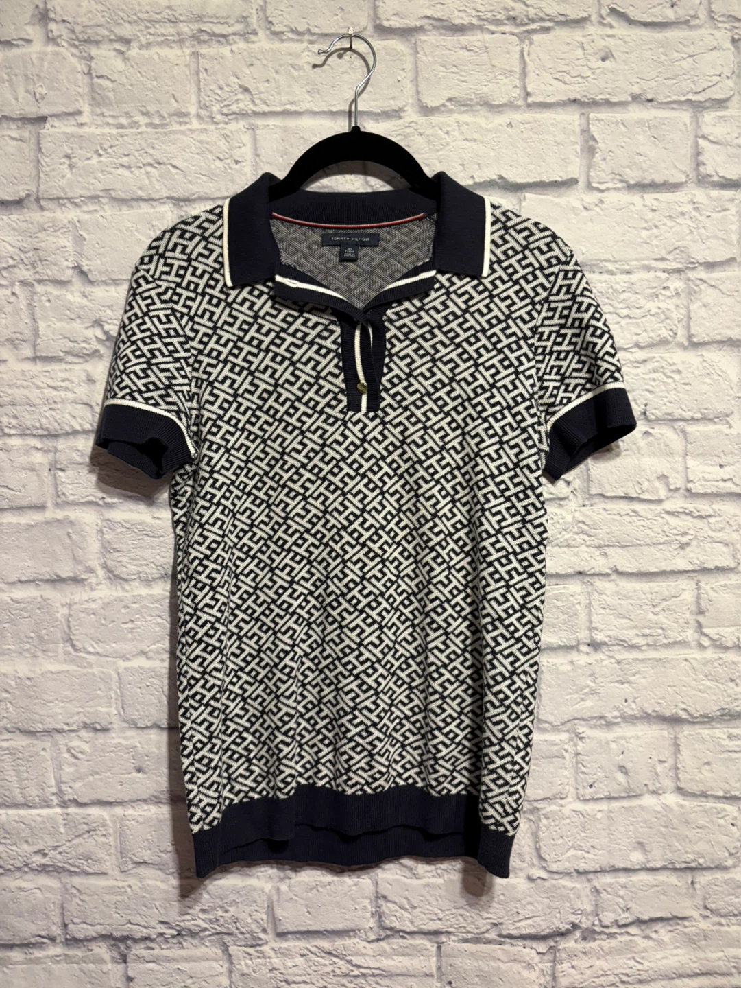 Tommy Hilfiger Womens Knit Polo Shirt - XS
