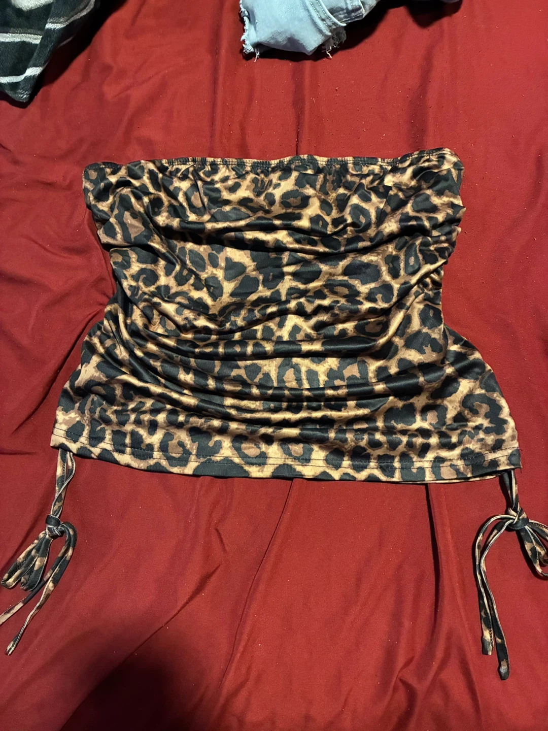 Ruched Tube Top