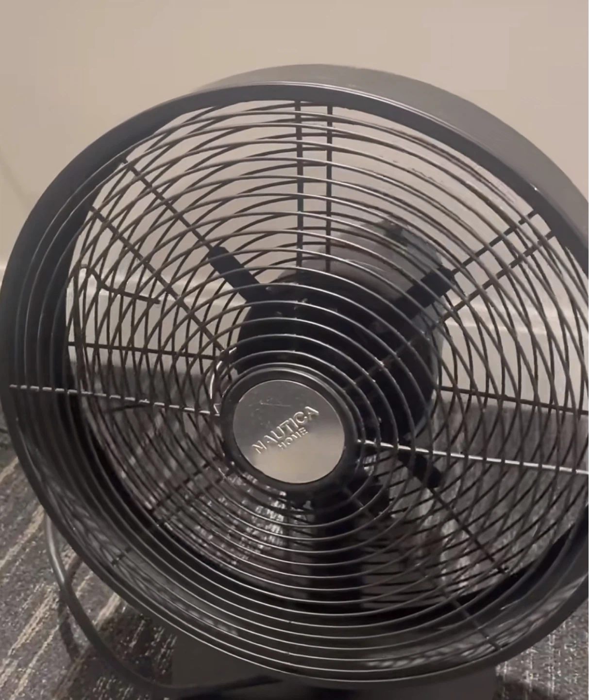 Nautica Home Black Oscillating Fan