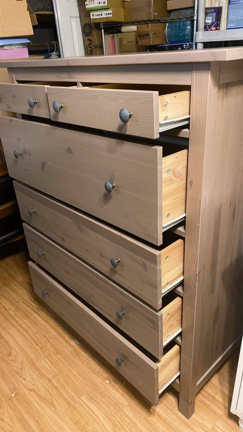 IKEA HEMNES tall dresser in brown colour - photo 2
