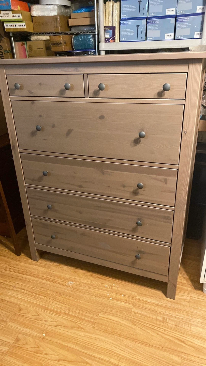IKEA HEMNES tall dresser in brown colour