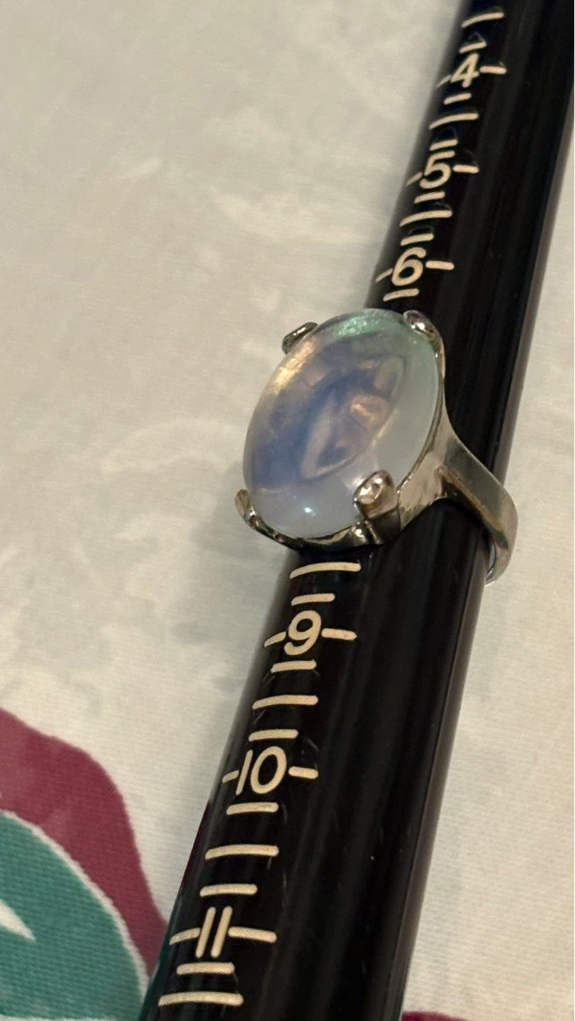 Oval Moonstone Ring - photo 2
