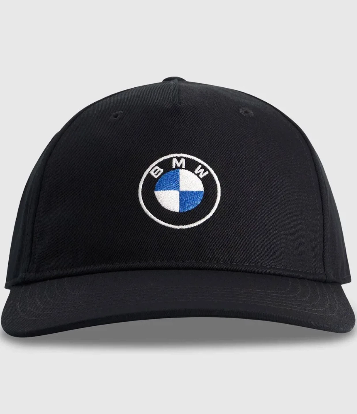 BMW Black Mesh Snapback Cap with White Embroidery_NWT_Authentic