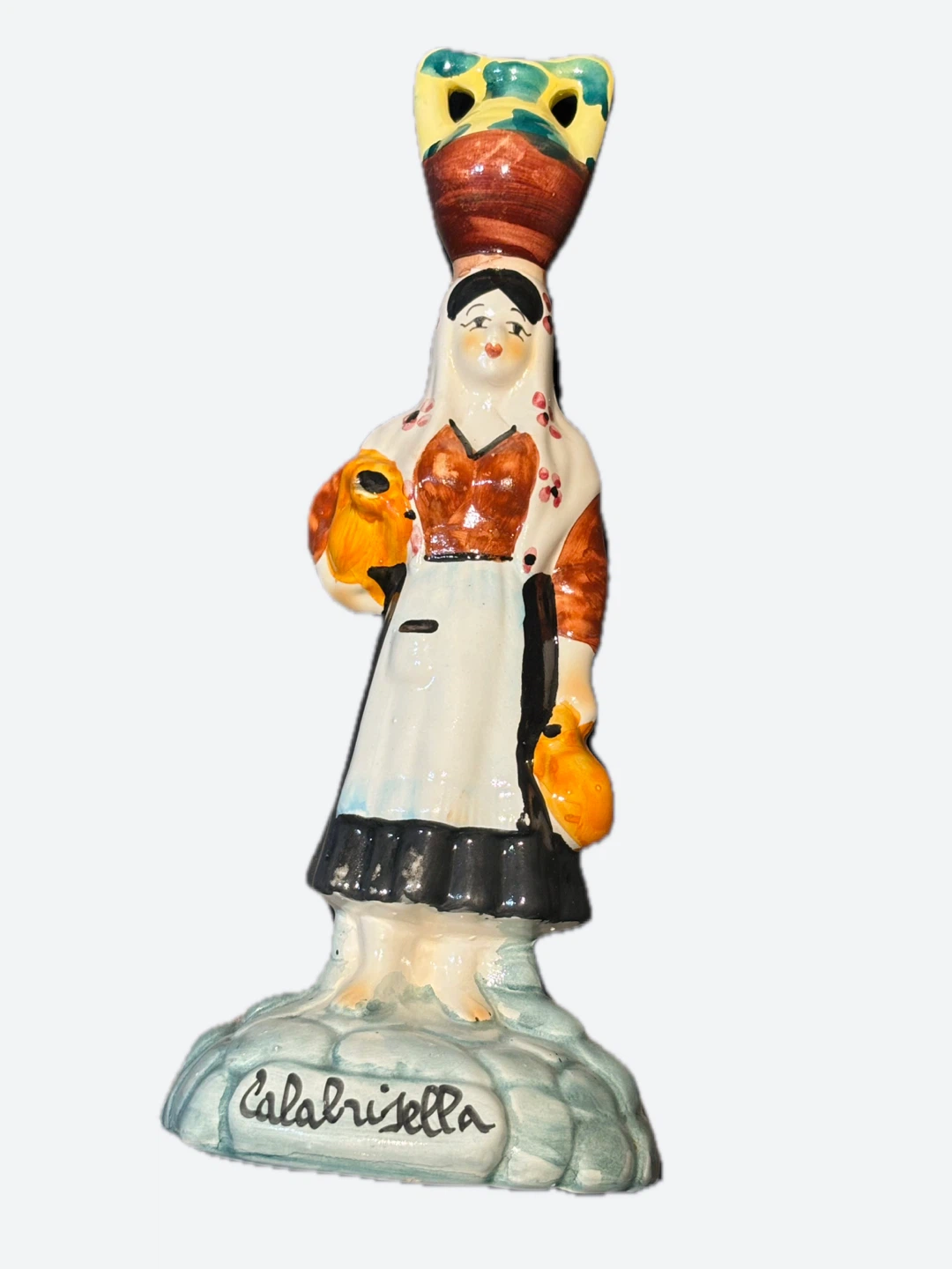 2 Italian Ceramic Figurines (Calabria) - photo 3