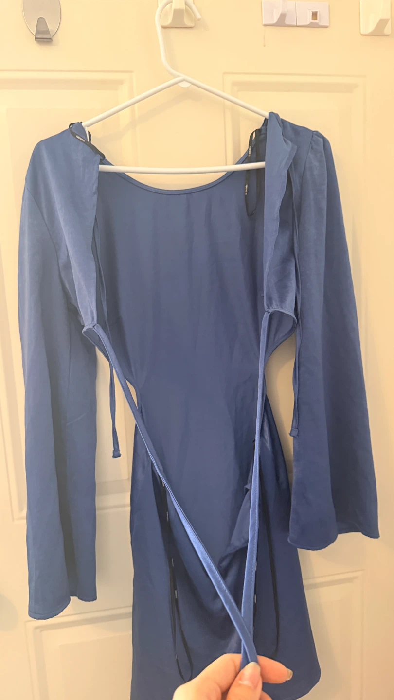Royal Blue Cut-Out Dress. Size M - photo 2