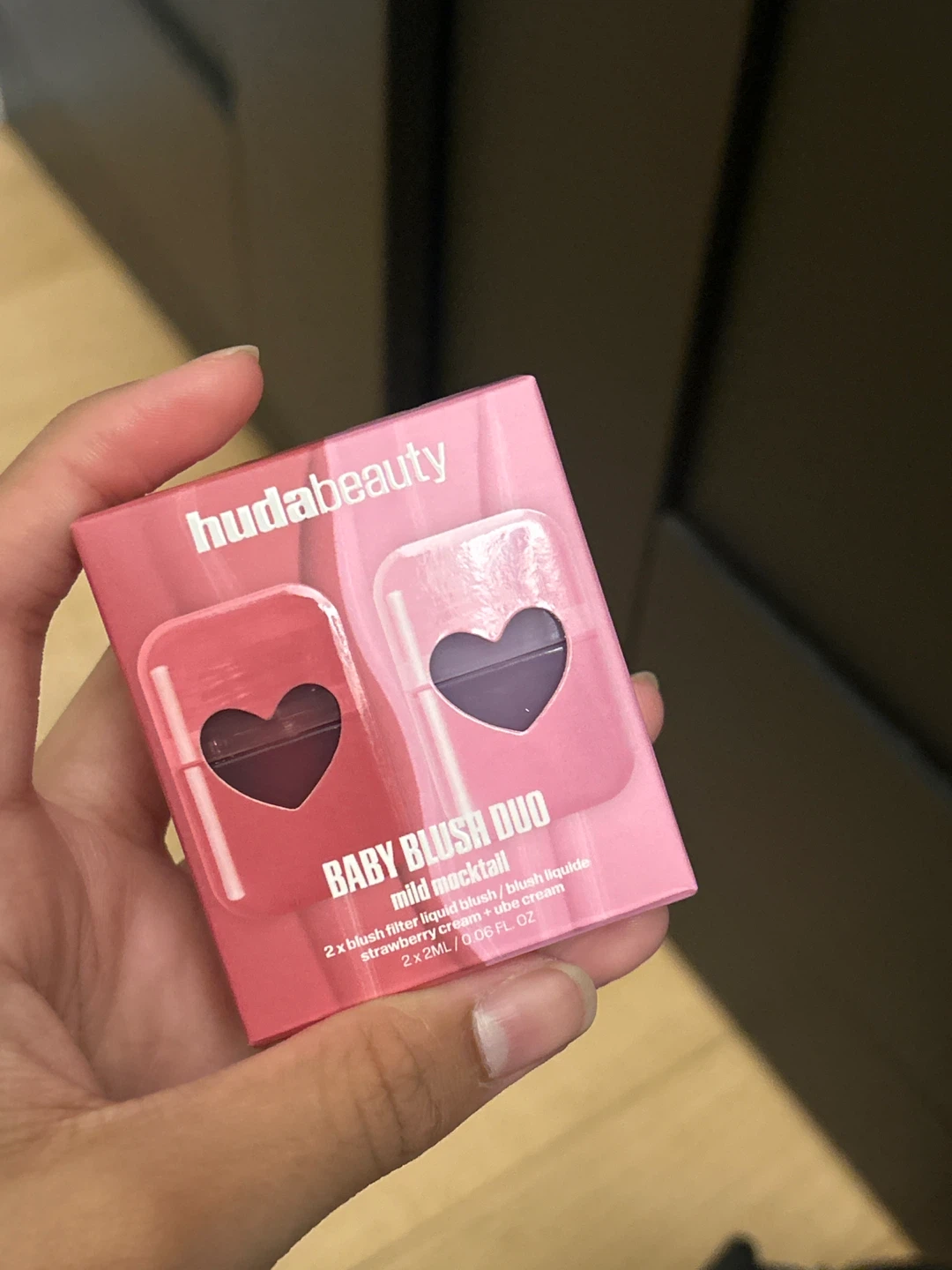 HUDA BEAUTY Baby Blush Duo Liquid Blush Mild Mocktail