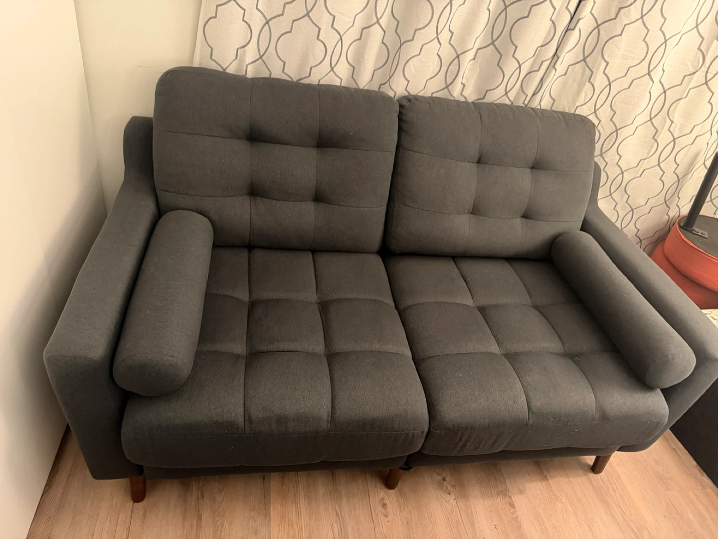 StefChair Charcoal 2-Seater Sofa - photo 2