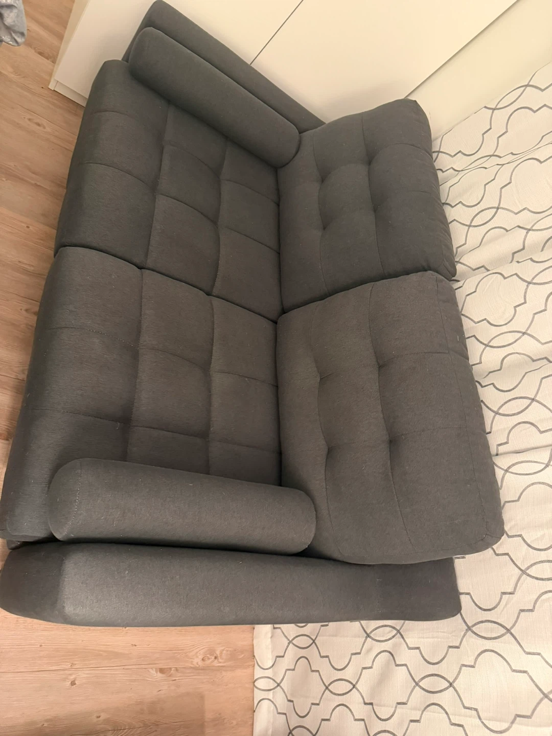 StefChair Charcoal 2-Seater Sofa - photo 4