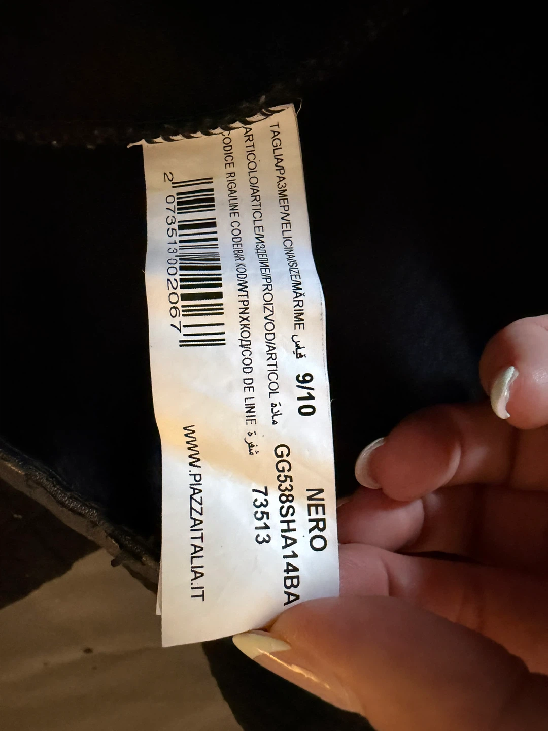 Piazza Italia Black Skirt Size 9/10 - photo 3