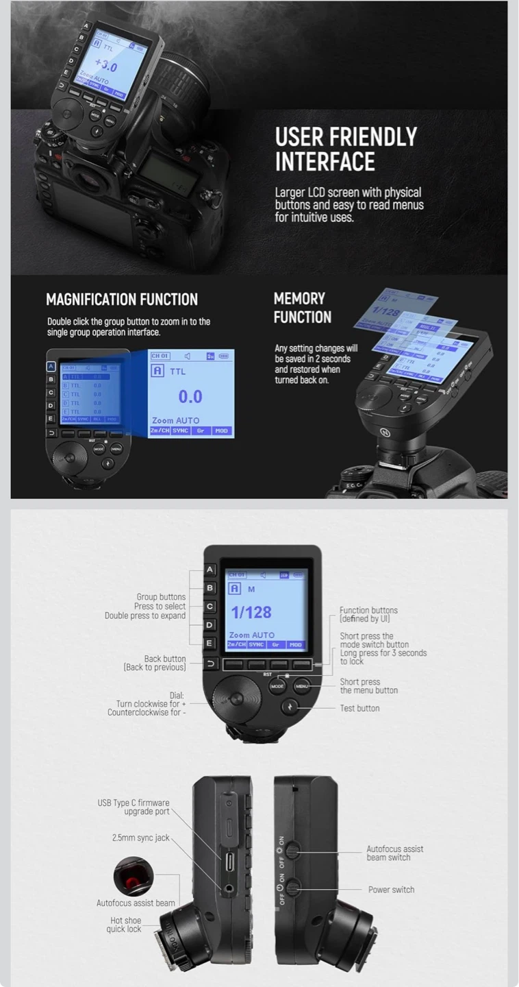 Neewer Q System Wireless Flash Transmitter - photo 4