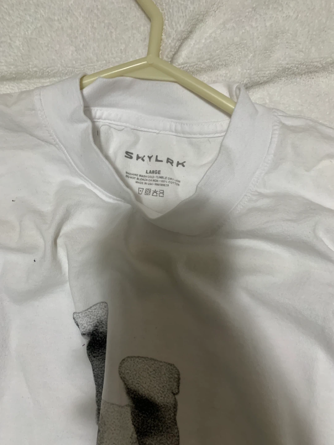 Justin Bieber SWAG SKYLRK Coachella 2026 Large White Tshirt - photo 5