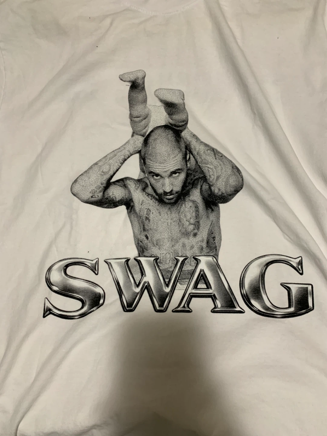 Justin Bieber SWAG SKYLRK Coachella 2026 Large White Tshirt - photo 3