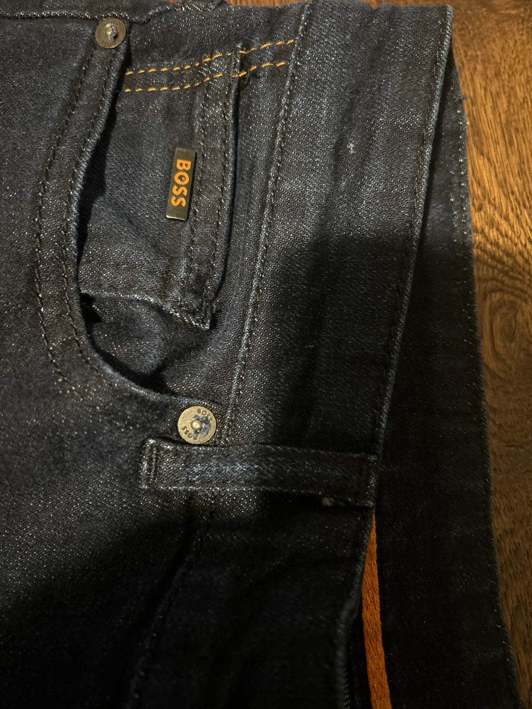 BOSS Men's Dark Wash Jeans - photo 5