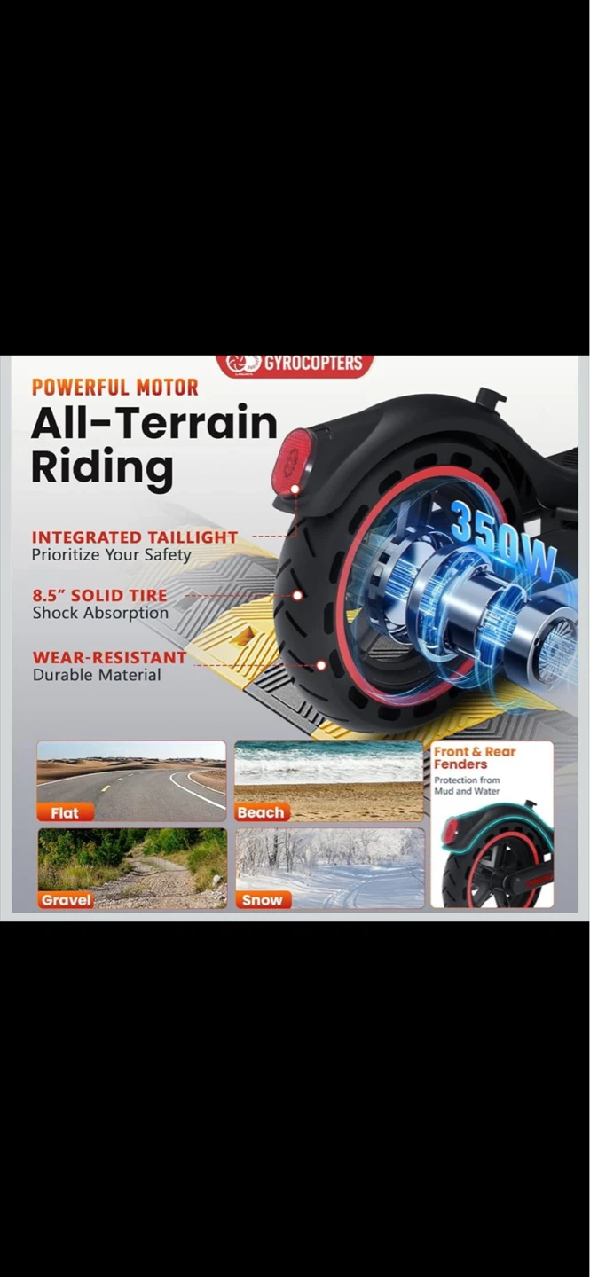GyroScooters All-Terrain Electric Scooter - photo 3