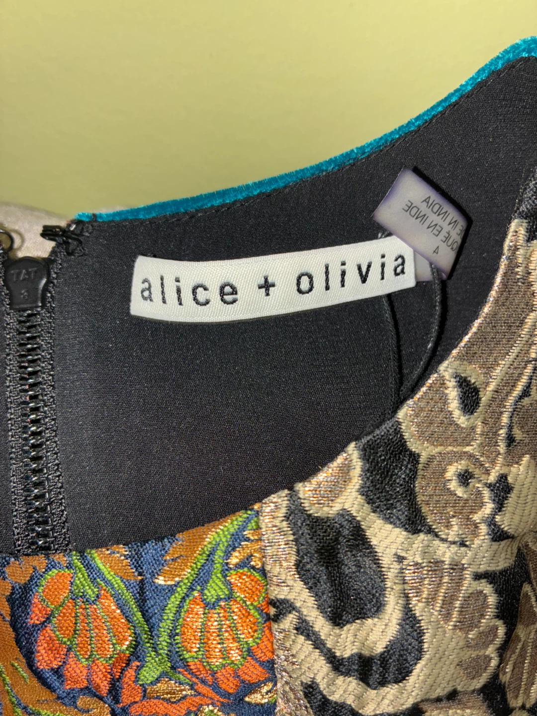 Alice + Olivia Multi-Patterned Dress - Size 4 - photo 2