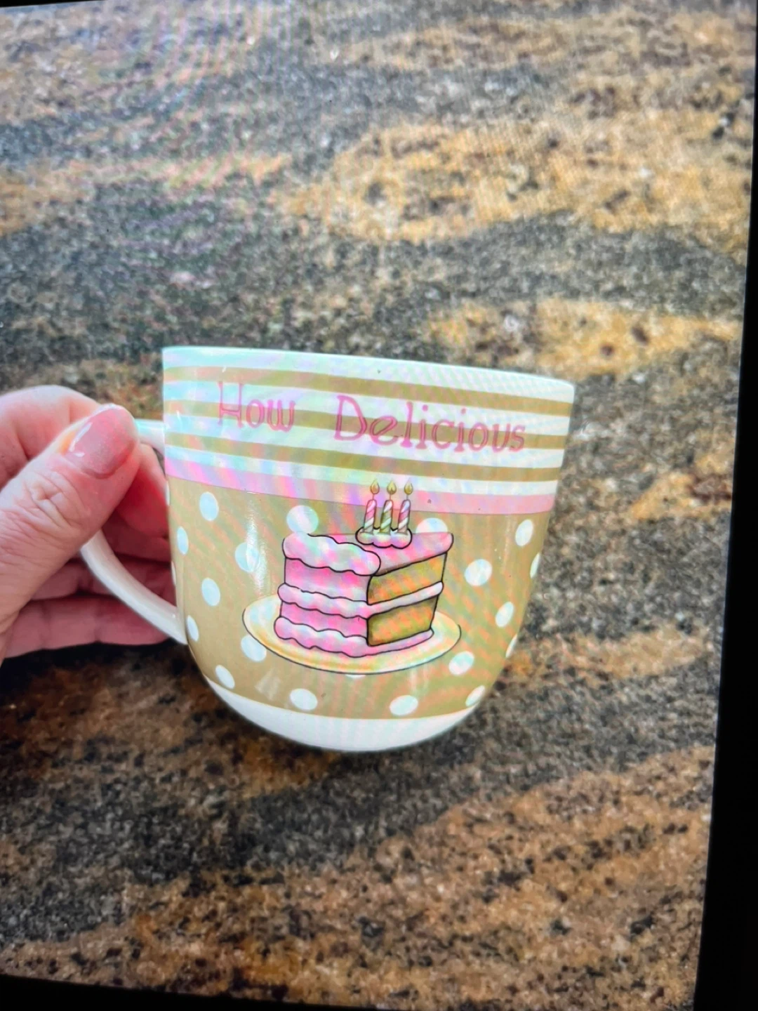 How Delicious Birthday Cake Mug