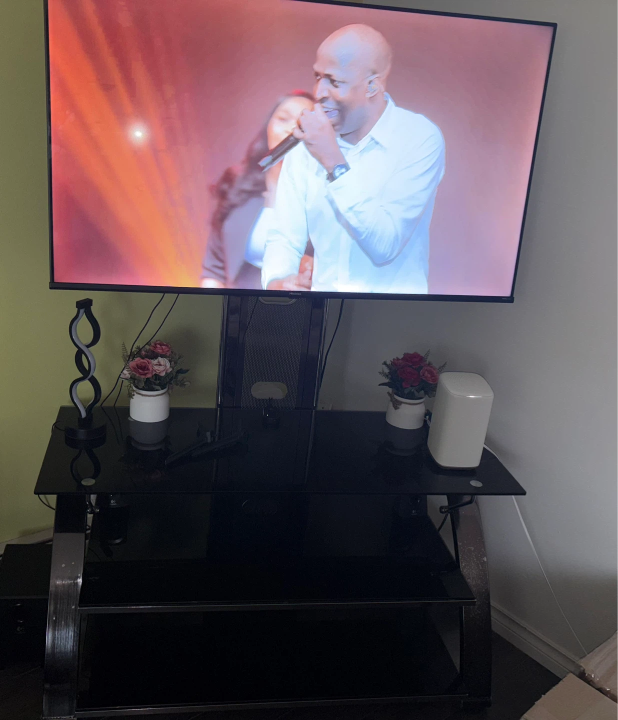 TV Stand with Shelves - photo 2
