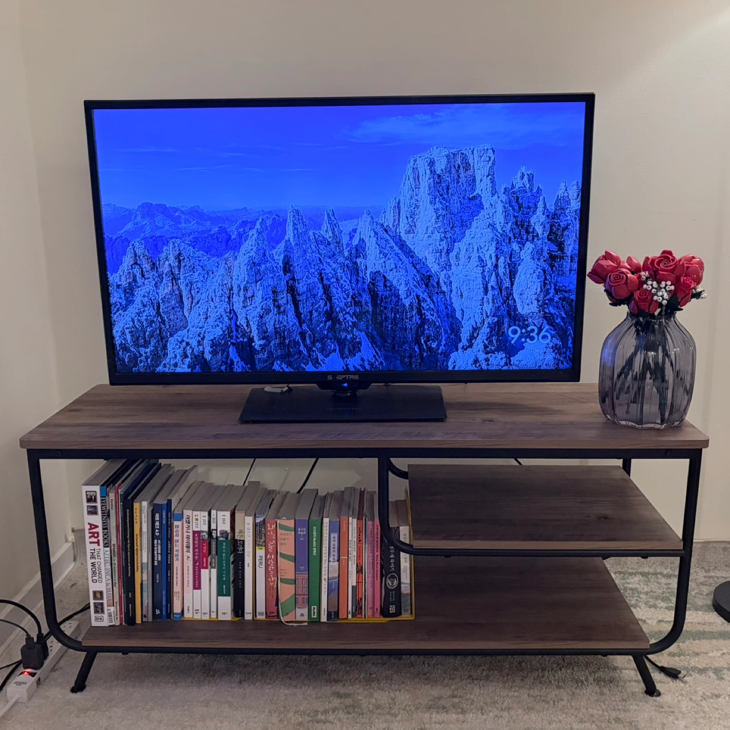 [Moving Sale] TV Stand + TV Bundle - photo 3