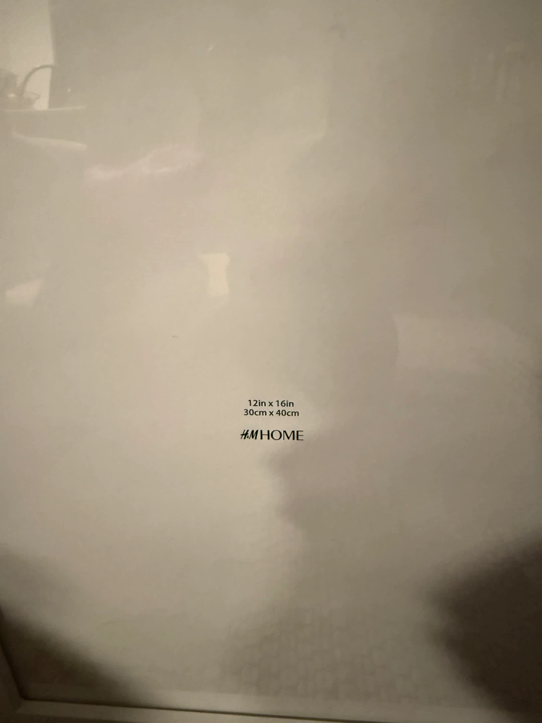 H&M Home White Picture Frame 12in x 16in