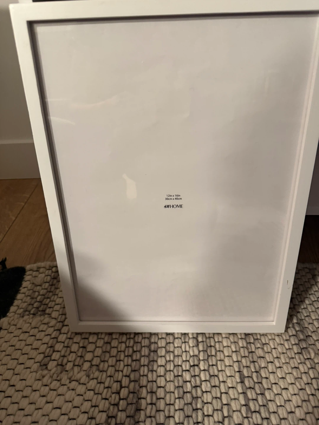 H&M Home White Picture Frame 12in x 16in - photo 2