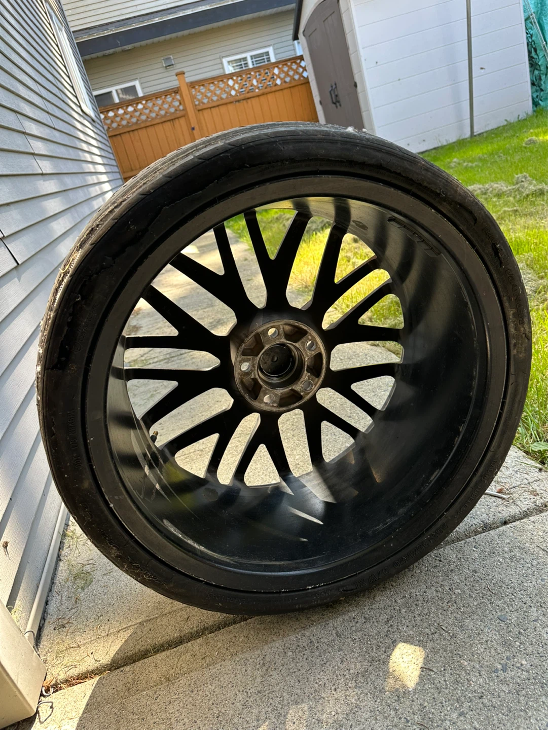 Gloss Black Aftermarket Rims only (1) - photo 3