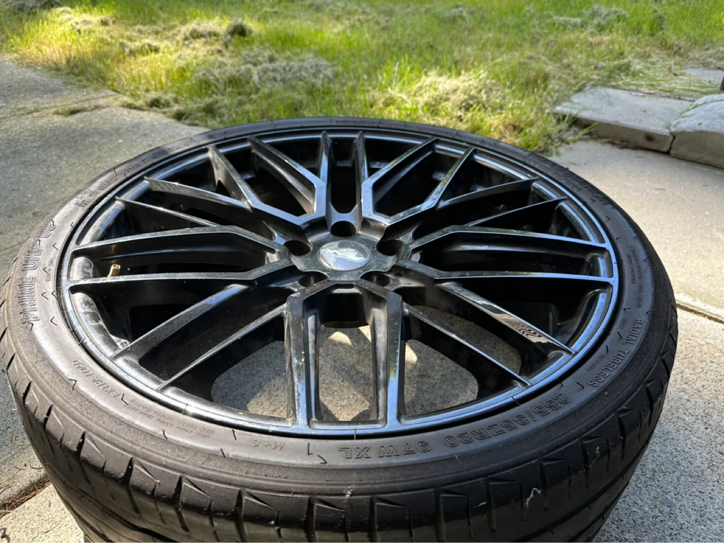 Gloss Black Aftermarket Rims only (1)