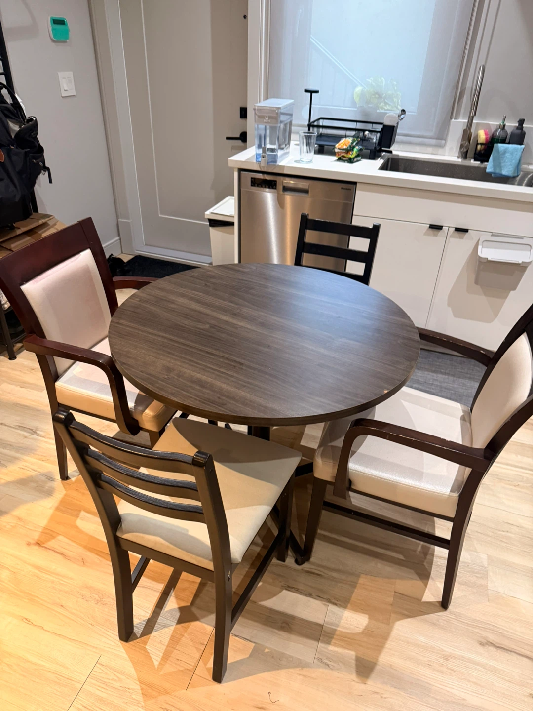 Grey Sofa with free Dining set, Computer Desk and Chair - photo 4